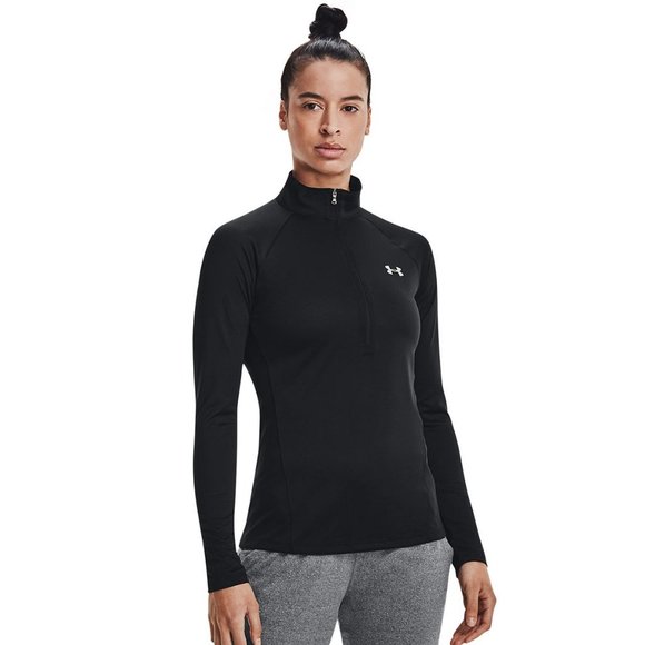 Under Armour NWT Women’s Tech Half Zip Black Pullover Small 1320126 - Picture 6 of 16